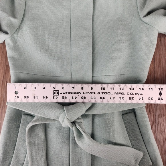 J. Crew Mint Green Trench Coat - Picture 6 of 13